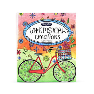 Buy now Crayola Whimsical Creations Coloring Book for Adults (40pgs), Adult Coloring Pages, 8x10, Perforated, Gift for Teens & Adults at indiglob india