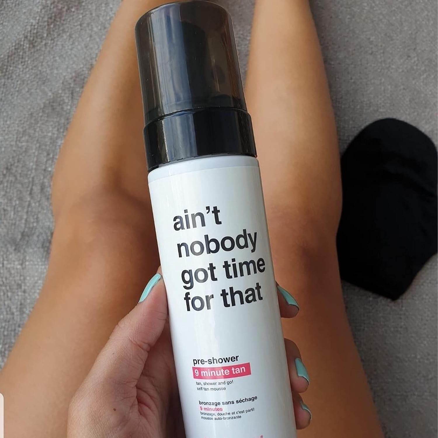 b.tan Pre-Shower Self Tanner Mousse | Ain't Nobody Got Time for That - Fast, 9 Minute Express Sunless Tanning Foam, No Fake Tan Smell, No Added Nasties, Vegan, Cruelty Free, 6.7 Fl Oz - My Store
