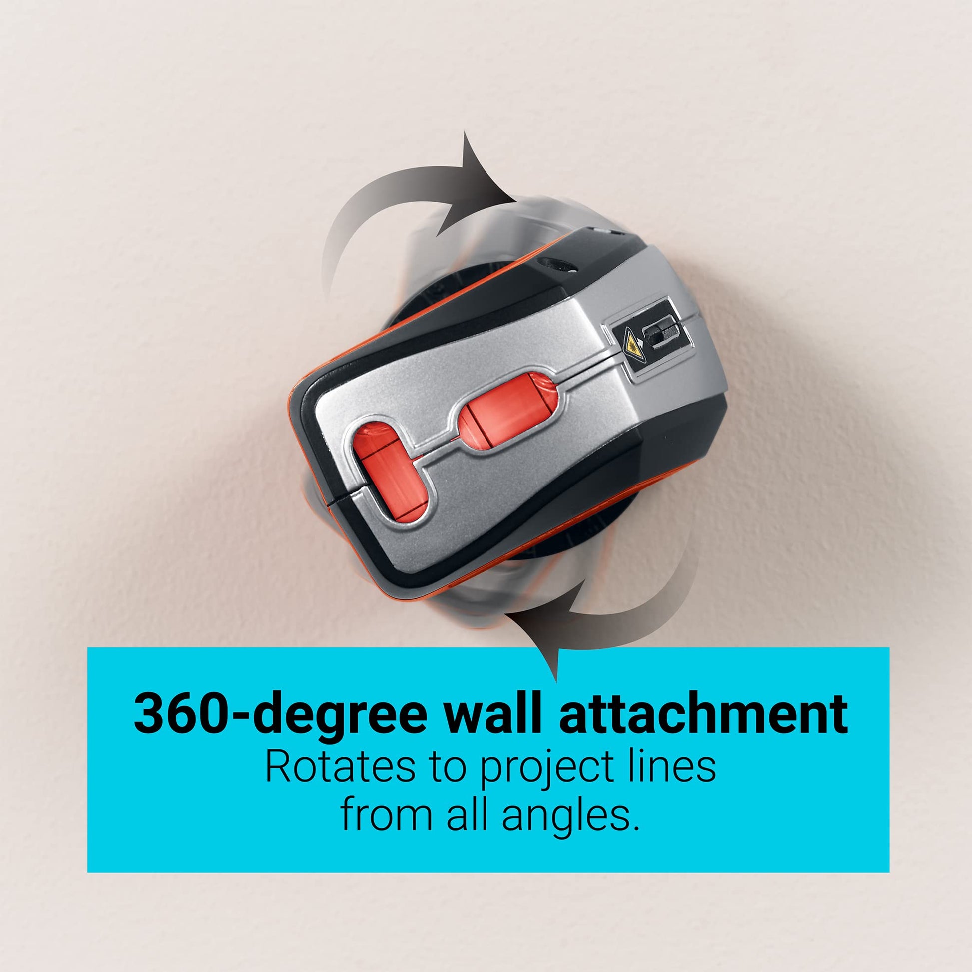 Buy now BLACK+DECKER Laser Level, Self-Leveling, 360 Degree Wall Attachment, AA Batteries Included (BDL220S), 7.25 x 7 x 2.5 inches at indiglob india