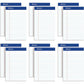 Ampad 5 x 8 Legal Pads, 12 Pack, Narrow Ruled, White Paper, 50 Sheets Per Writing Pad, American Pad & Paper, Made in USA (20-364)
