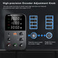 Buy now DC Power Supply Variable, Bench Power Supply with Encoder Adjustment Knob, Output Enable/Disable Button, Adjustable Power Supplies with USB Quick-Charge, Short Circuit Alam (30V 10A Black) at indiglob india