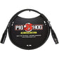 Pig Hog PHDMX10 3 Pin DMX Lighting Cable, 10 Feet