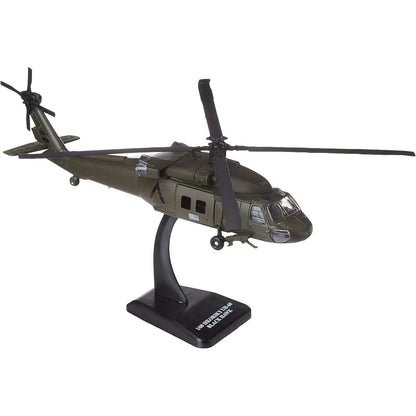 New-Ray Sky Pilot UH-60 Black Hawk Diecast Helicopter Replica 1:60 Scale (25563A)