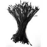 Buy now LGEGE 500 pcs 7.5-inch Black Hang Tag Nylon String Snap Lock Pin Loop Fasteners Hook Ties at indiglob india