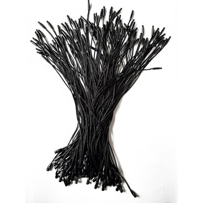 Buy now LGEGE 500 pcs 7.5-inch Black Hang Tag Nylon String Snap Lock Pin Loop Fasteners Hook Ties at indiglob india