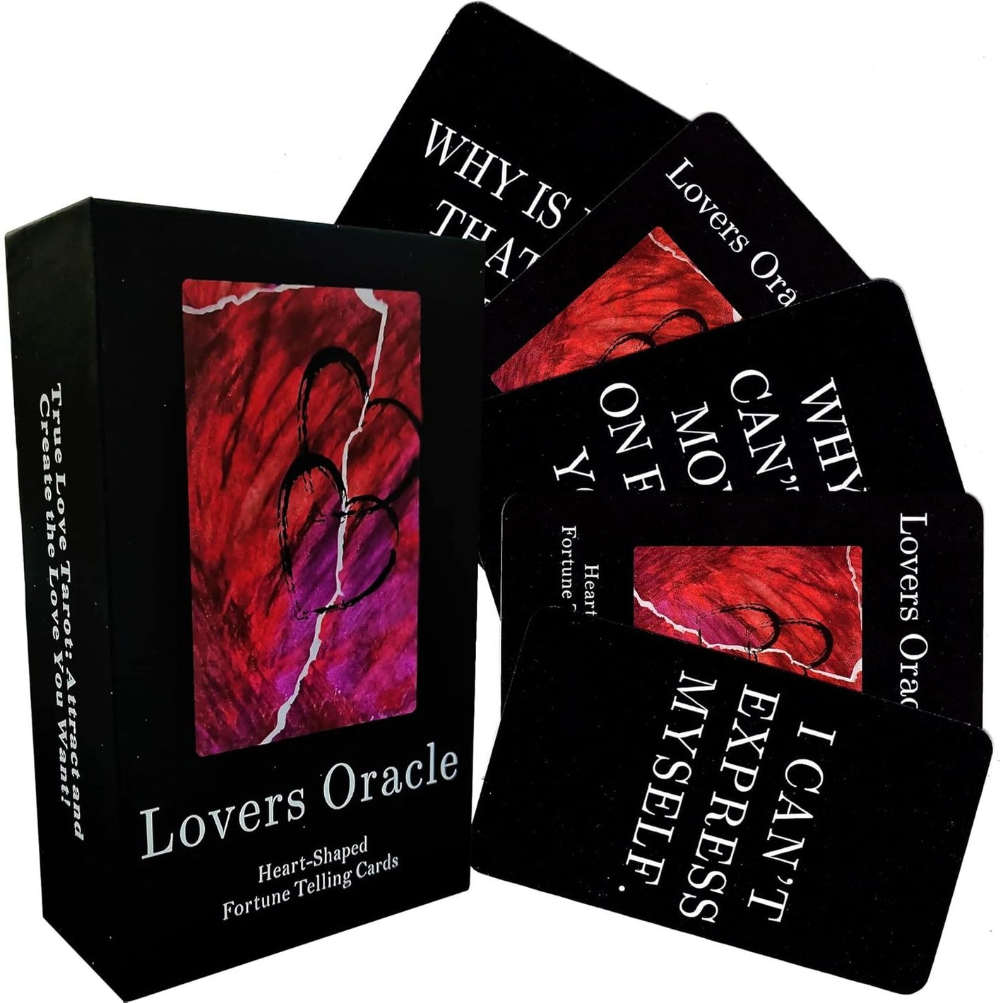 Han Yu Bowen Love Oracle & Tarot Cards - 80 Card Twin Flame Deck with Messages