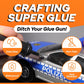 Bondic LED UV Glue Kit, Super Glue, Liquid Plastic Welder, Cures Quickly, Adhesive Repair for Home, Garage, Outdoors (LED Light & Liquid Cartridge in a Tin Case)