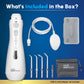 Buy now Waterpik Cordless Advanced 2.0 Water Flosser For Teeth, Gums, Braces, Dental Care With Travel Bag and 4 Tips, ADA Accepted, Rechargeable, Portable, and Waterproof, White WP-580, Packaging May Vary at indiglob india