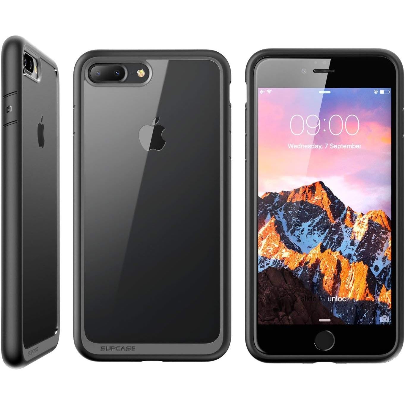 Buy now SUPCASE Unicorn Beetle Style Case Designed for iPhone 7 Plus, iPhone 8 Plus Case, Premium Hybrid Protective Clear Case for Apple iPhone 7 Plus 2016 / iPhone 8 Plus 2017 (Black) at indiglob india