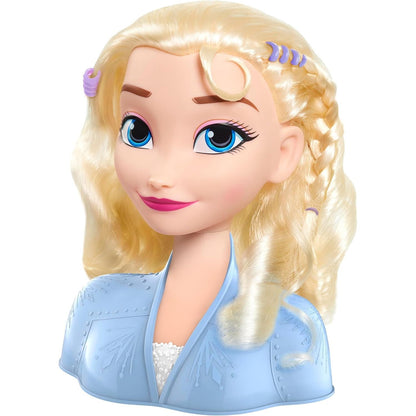Disney Frozen 2 Elsa Styling Head, 14-pieces, Pretend Play, Kids Toys for Ages 3 Up by Just Play