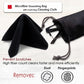 MyEyeglassCase Men Small Glasses case - Eyeglasses Hard Shell Holder Pouch & Cloth-Reading Slim & Narrow Case Heavy Duty