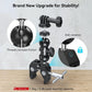 SMALLRIG Super Camera Clamp Mount, Double Ball Head Magic Arm Adapter, Fence/Desk/Tripod Mount for Monitor/Light/Camera, for Insta360, for Gopro