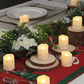 Buy now Rechargeable Flameless Tea Lights Candles with Timer & Remote, 12pcs Flickering LED Votive Candles with 2 USB Charging Cables, Warm White Light Electric Fake Candle for Home, Halloween Xmas Decor at indiglob india