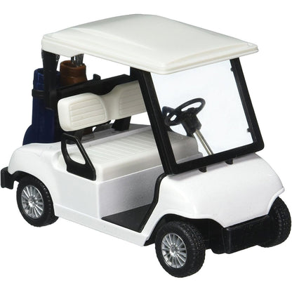 KiNSFUN Golf Cart 4½" Die Cast Metal Model Pullback Action Toy