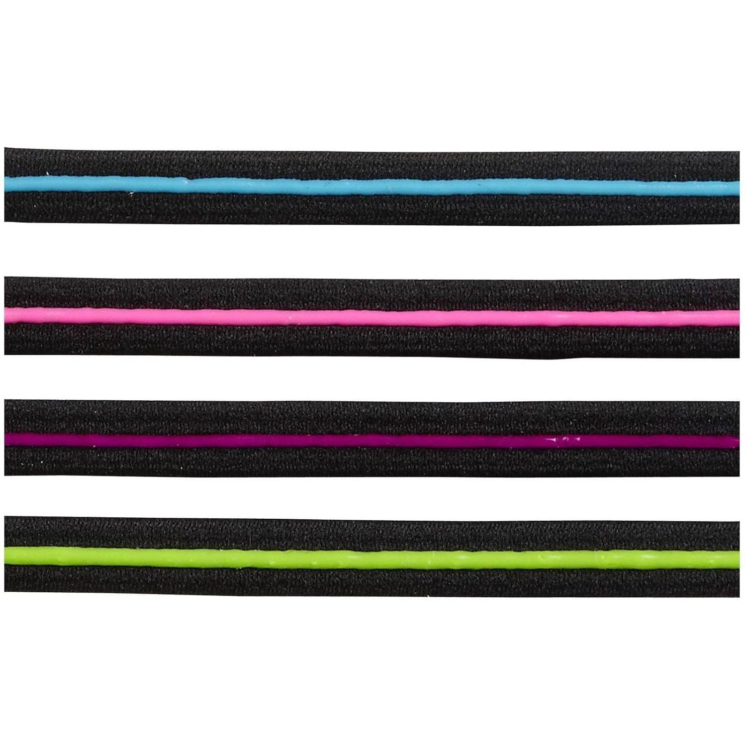 Scunci Everyday and Active No Slip Grip Contrast Silicone Headwraps,4 ct - My Store