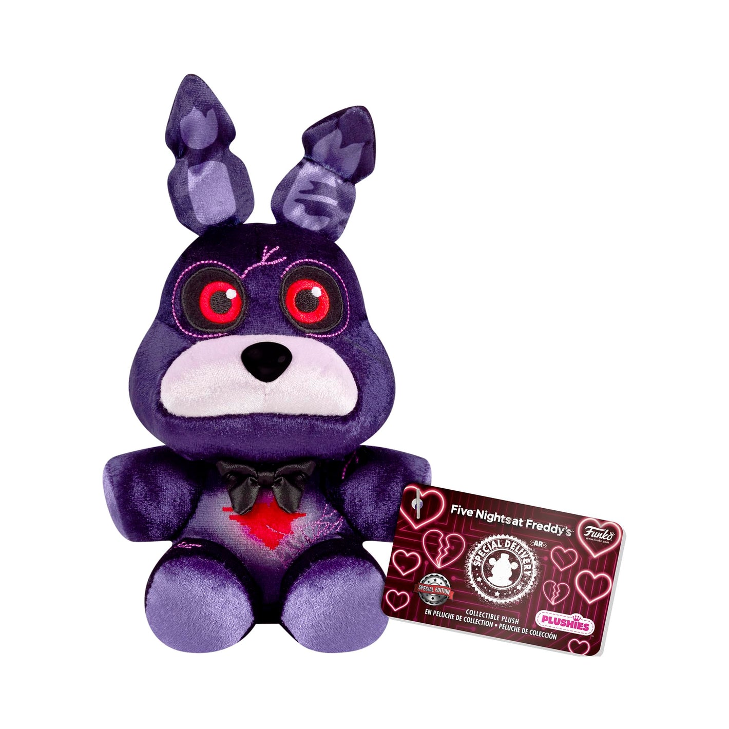 Buy now Funko Plush: Five Nights at Freddy's (FNAF) - Blkheart Bonnie The Rabbit - (CL 7") - Collectable Soft Toy - Birthday Gift Idea - Official Merchandise - Stuffed at indiglob india