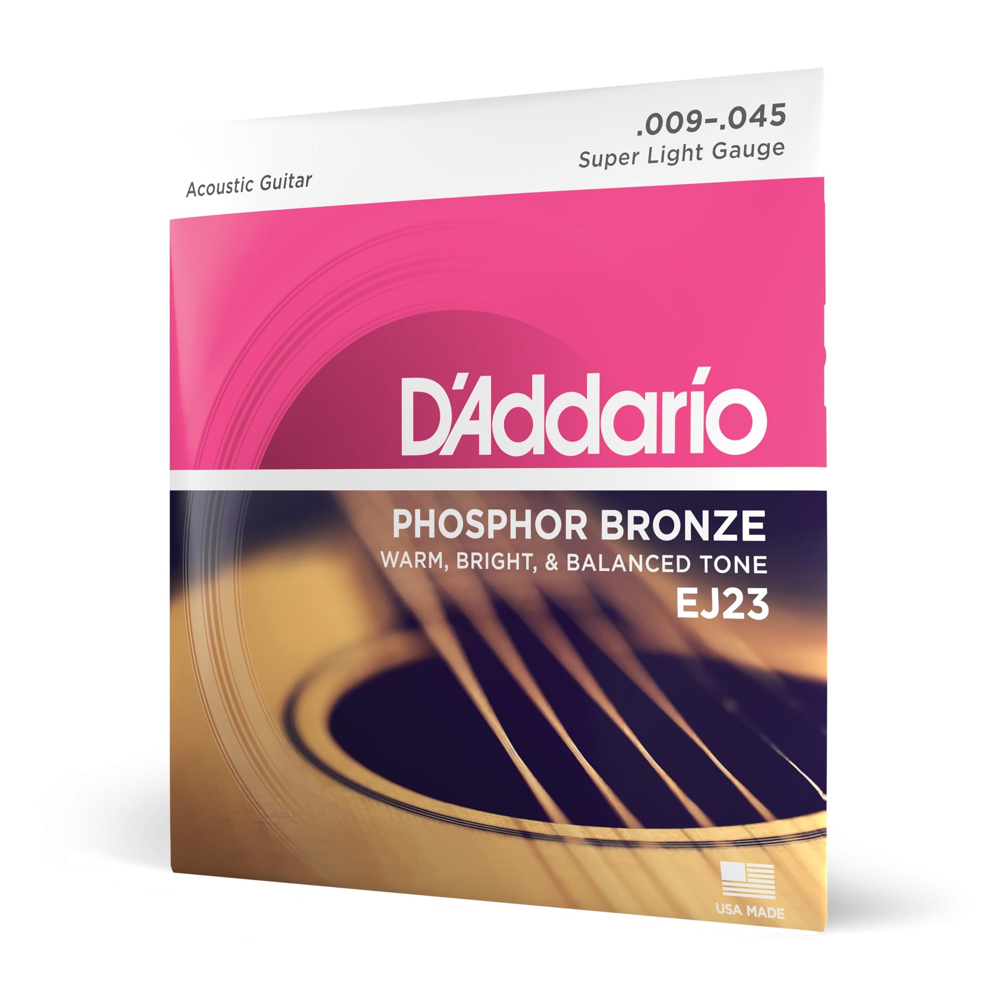 Buy now D'Addario Acoustic Guitar Strings, Phosphor Bronze, EJ42, Resophonic Medium Gauge 16-56, 6-String Set, Pack of 1 at indiglob india