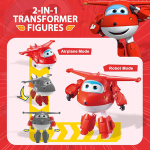 Super Wings - Transforming Jett 5" Scale