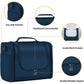 Buruis Extra Large Capacity Toiletry Bag for Women and Men, Hanging Toiletry Organizer Cosmetics Makeup Bag, Water-resistant Dopp Kit for Full Sized Toiletries, Travel Essentials (Blue)