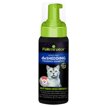 Buy now FURminator® Rinse-Free deShedding Foaming Shampoo for Cats, 8.5 oz at indiglob india