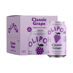 Buy now OLIPOP Prebiotic Soda Pop, Classic Grape, Prebiotics, Botanicals, Plant Fiber, 12 fl oz (4 Cans) at indiglob india