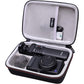 LTGEM Camera Case Compatible with Sony ZV-1F / ZV-1 / ZV-1 II Vlog Digital Camera, Tripod, Microphone and Vlogger Accessory Kit with Shoulder Strap, Black+Gray