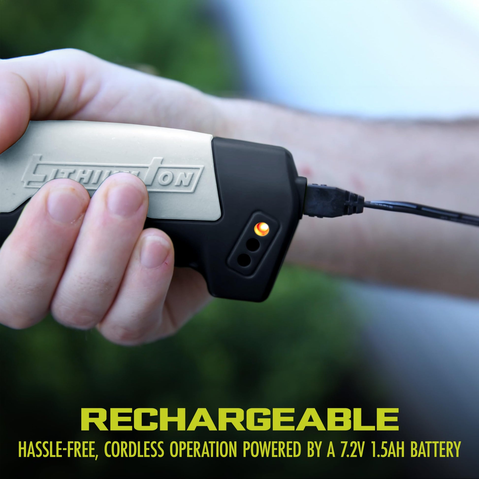 Buy now Sun Joe HJ604C 7.2-Volt Cordless Grass Shears and Trimmer, Charger and Battery Included at indiglob india