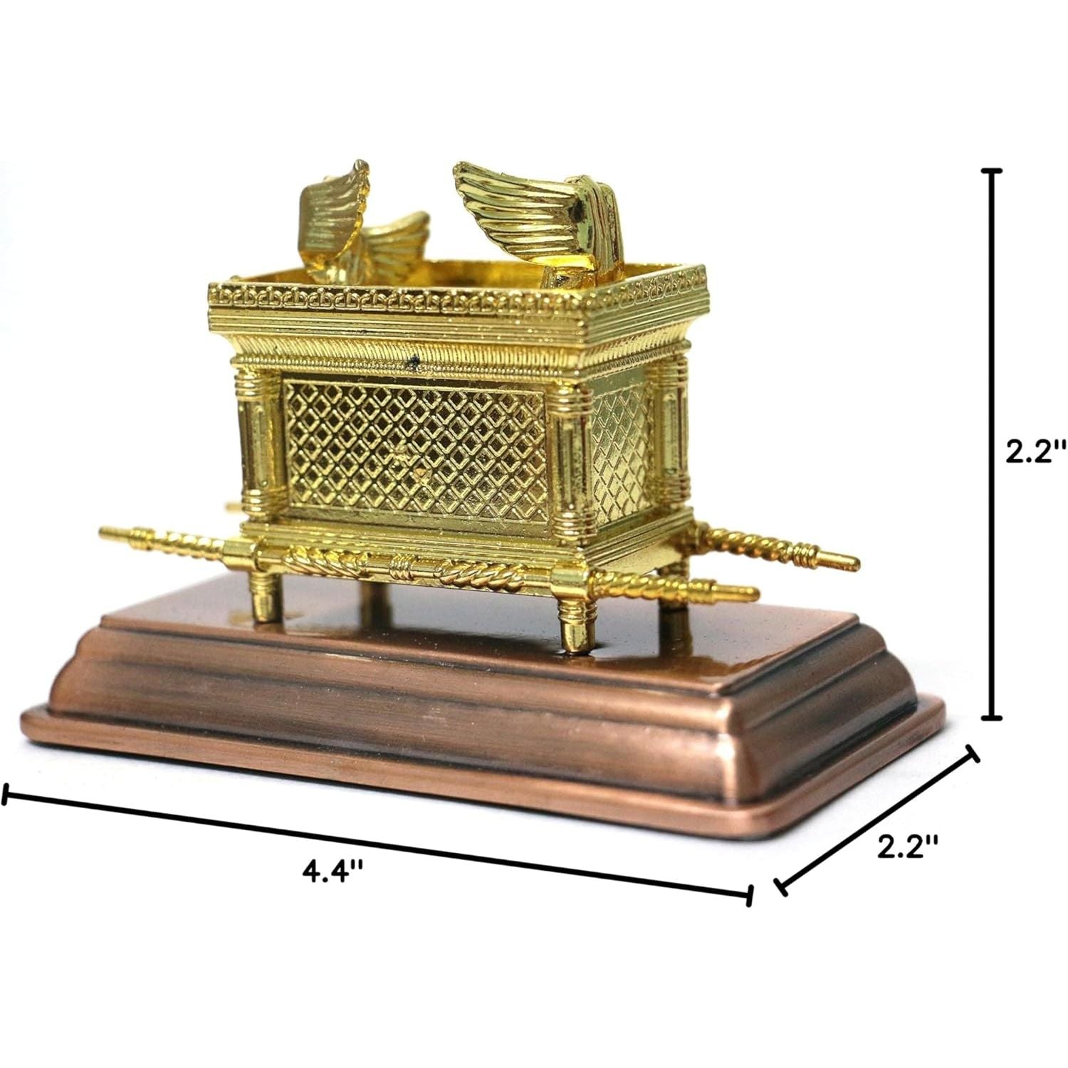 Buy now The Ark of the Covenant Gold Plated Table Top Mini - 2" X 1.50" X 1.10" at indiglob india