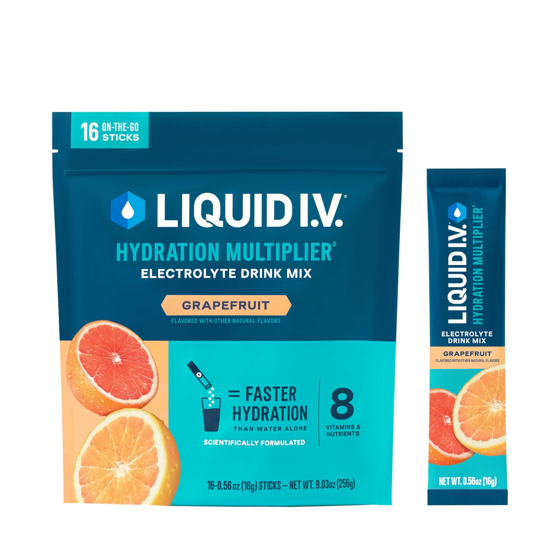 Buy now Liquid I.V.® Hydration Multiplier - Lemon Lime | Electrolyte Powder Drink Mix | 1 Pack (16 Servings) at indiglob india