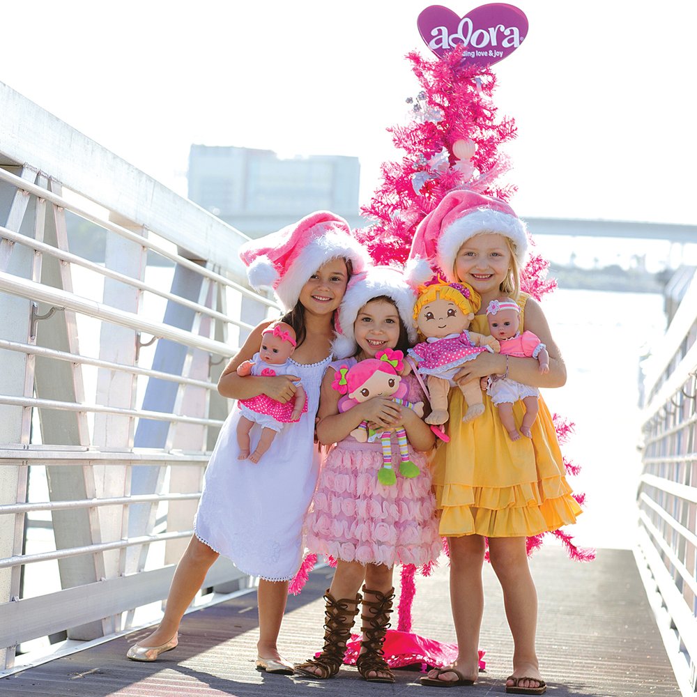 Buy now ADORA Playtime Baby Pretty Girl Vinyl 13 Girl Weighted Washable Cuddly Snuggle Soft Toy Play Doll Gift Set with Open/Close Eyes for Children 1+ Includes Bottle at indiglob india