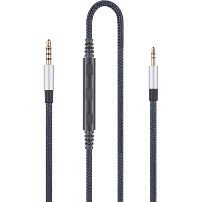 3.5mm to 2.5mm Male Audio Replacement Cable Compatible with Bose oe2, oe2i, AE2, QC35 Headphones, Remote Volume Control & in-Line Mic Cord Compatible with Samsung Galaxy Huawei Android