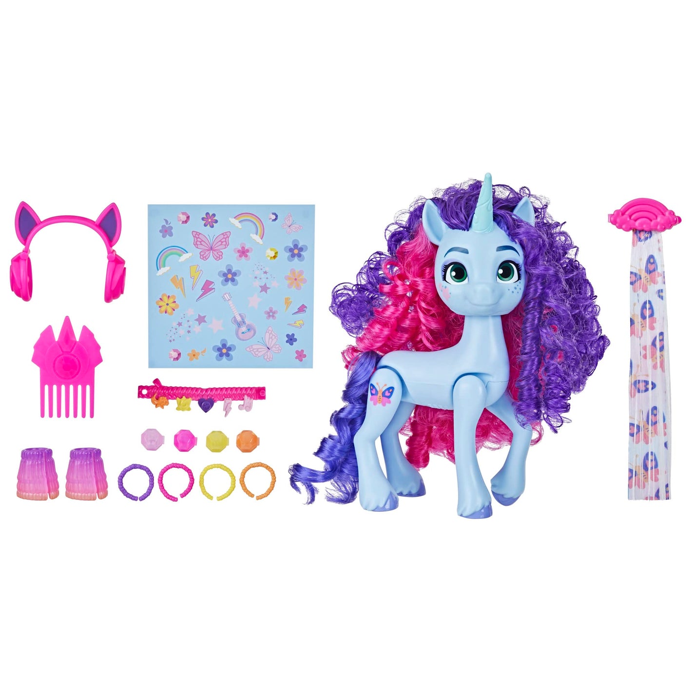 Buy now My Little Pony Toys Misty Brightdawn Style of The Day, 5-Inch Hair Styling Dolls, Toys for 5 Year Old Girls and Boys at indiglob india