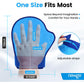 NEWGO Hand Ice Pack Golves for Pain Relief, FSA Eligible 2 Pack Cold Gloves for Chemotherapy Neuropathy, Ice Gloves for Hands Finger Injuries, Arthritis, Working Hands (Internal Length 8.7 Inches)