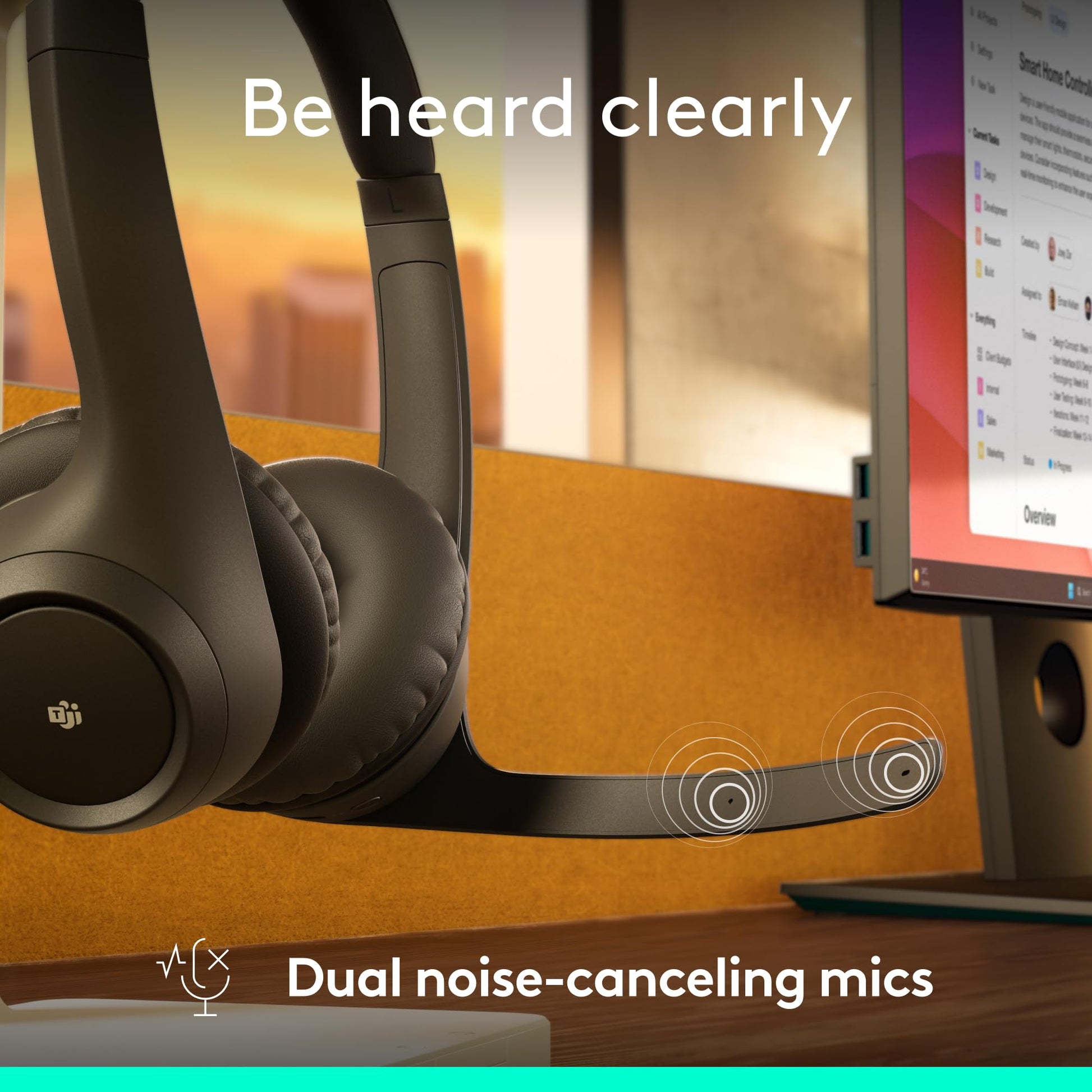 Buy now Logitech Zone 305 for Business, Wireless Bluetooth Headset with Microphone, Native Bluetooth, for Microsoft Teams, Compatible with Windows, Mac, Chrome, Linux, iOS, iPadOS, Android at indiglob india