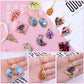 Buy now Shynek 60Pcs Hollow Frame Pendants - Resin Craft Bezels Jewelry Molds for Necklaces and Earrings Making Supplies at indiglob india