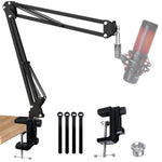 Buy now Microphone Wall Mount Boom Arm - Microphone Wall Mount for Mic holder，Horizontal Mounting Wall，Space Saving Desktop Metal Mic Stand Clamp by SUNMON Mic Boom Arm at indiglob india