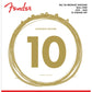 Fender 80/20 Bronze Acousitc Guitar Strings, Ball End, 70L .012-.052