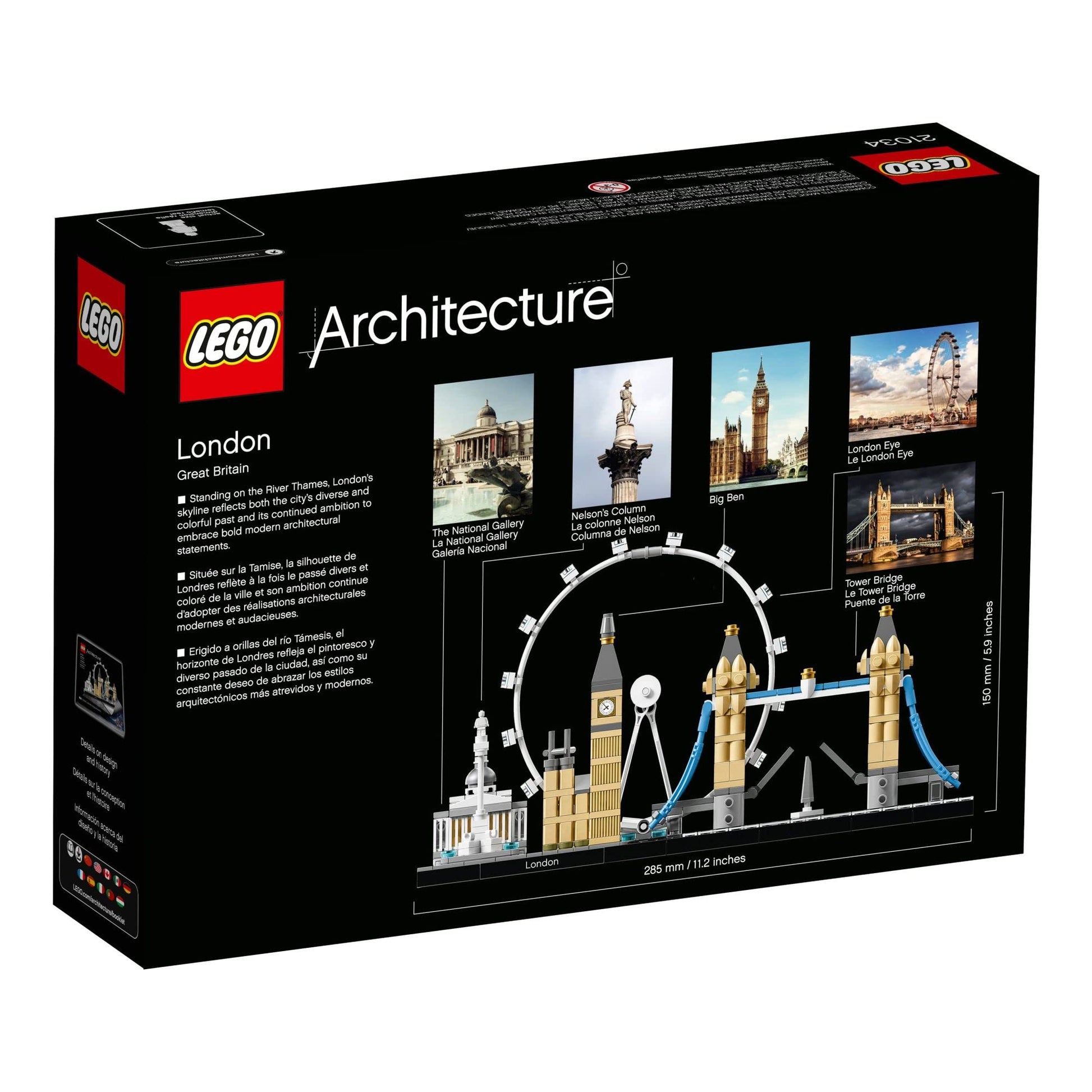 Buy now LEGO Architecture London Skyline Collection 21034 Building Set Model Kit and Gift for Kids and Adults (468 pieces) at indiglob india