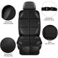 Car Seat Protector 1 Pack Car Seat Cushion Mat Thickest Padding,Waterproof 600D Fabric Car Seat Covers for Non-Slip Backing Mesh Pockets for Baby and Pet (Black, 1 Pack)