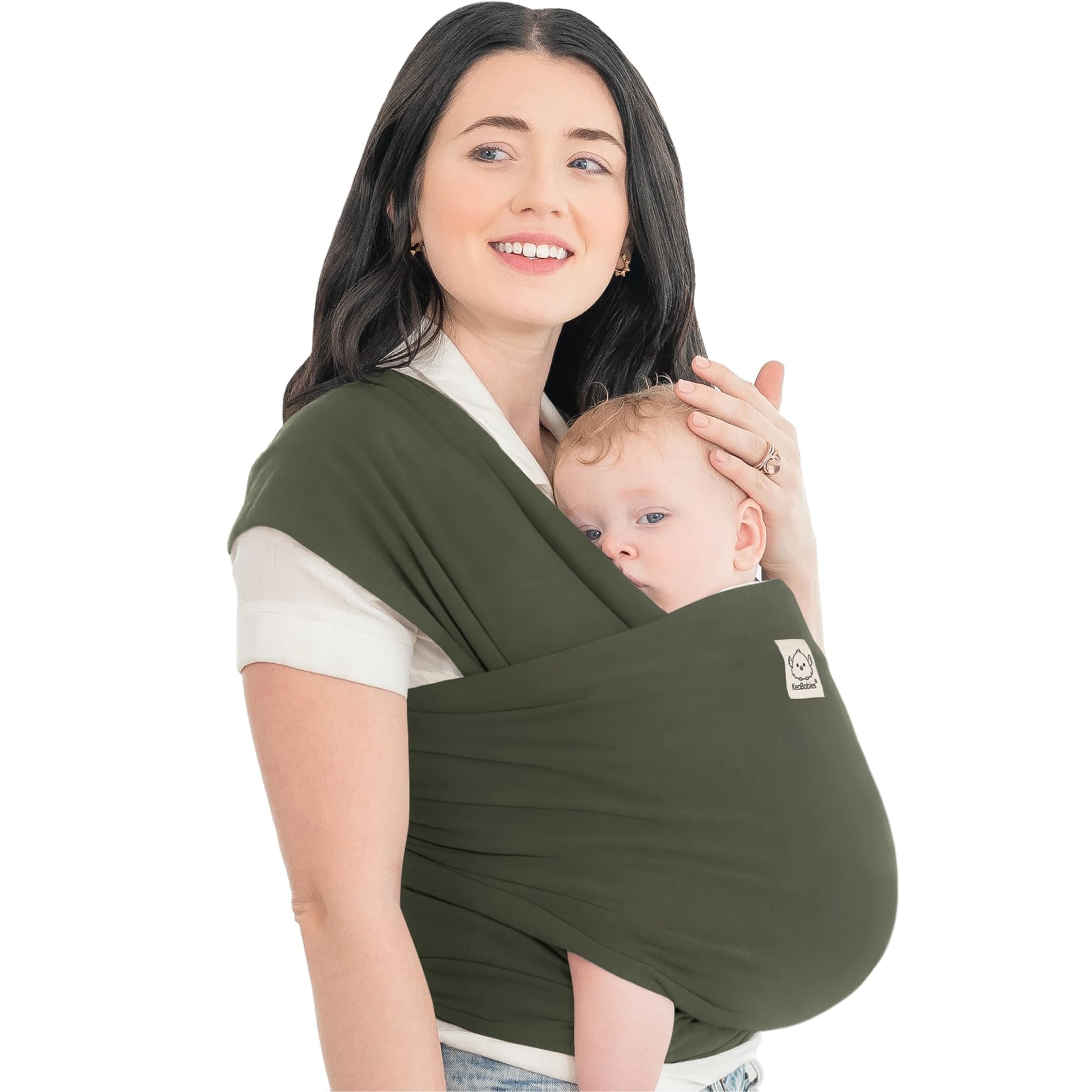Buy now KeaBabies Baby Wrap Carrier - All in 1 Original Baby Carrier Newborn to Toddler Sling, Easy to Wear, Hands Free Bonding, Lightweight, Breathable Infant Wraps (Classic Gray) at indiglob india