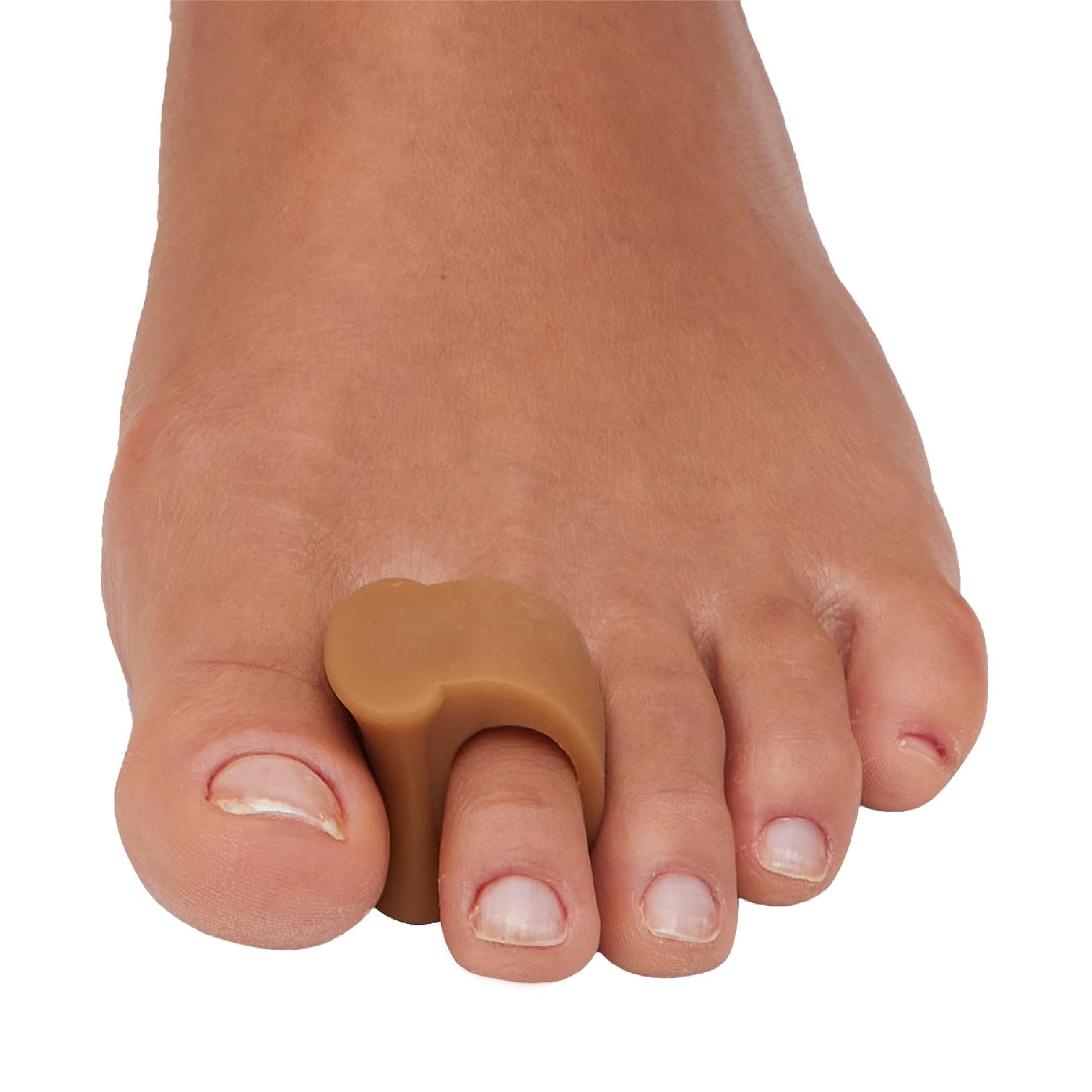 Buy now ZenToes Gel Toe Separators for Overlapping Toes, Bunions, Big Toe Alignment, Corrector and Spacer - 4 Pack (White) at indiglob india