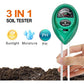 iPower 3-in-1 Soil Test Kit, Soil Moisture/Light/pH Meter for House Plant, Garden, Lawn, Farm, Ideal for Indoor & Outdoor Use