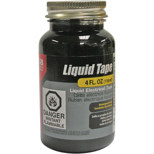 Gardner Bender LTB-400 Liquid Electrical Tape, Easy-on, Waterproof, Indoor/Outdoor Use, 4 Oz. Jar, Black