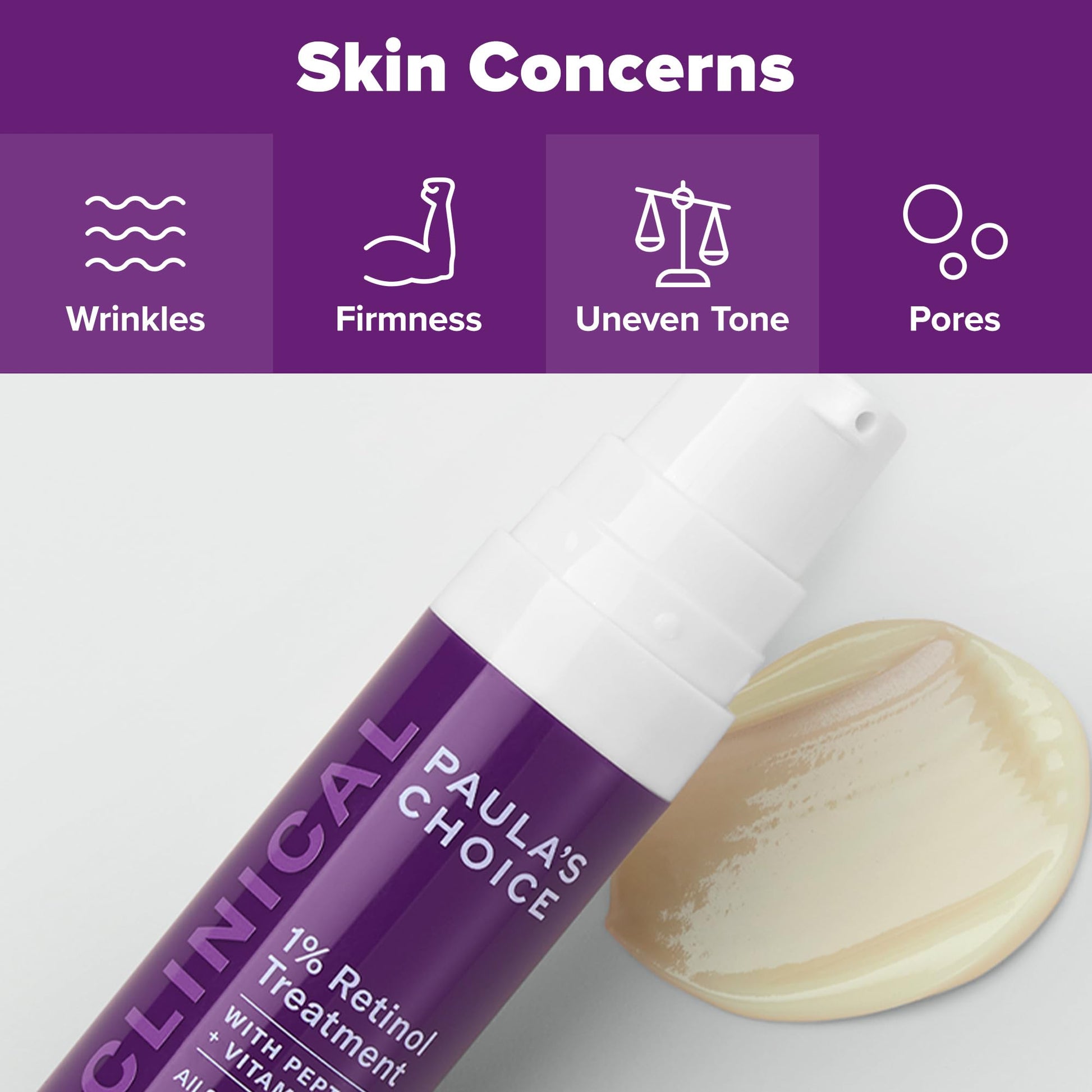Buy now Paula's Choice CLINICAL 1% Retinol Face Treatment with Peptides, Vitamin C & Licorice Extract, Anti-Aging Skin Care Serum, Fine Lines & Wrinkles, Fragrance Free at indiglob india