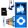MP3 Player / MP4 Player, Hotechs MP3 Music Player with 32GB Memory SD Card Slim Classic Digital LCD 1.82'' Screen MINI USB Port with FM Radio, Voice Record - Deep Blue