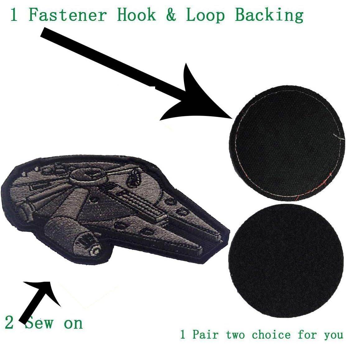 4 Pieces Embroidered Morale Hook and Loop Fastener Tactical Patches - My Store