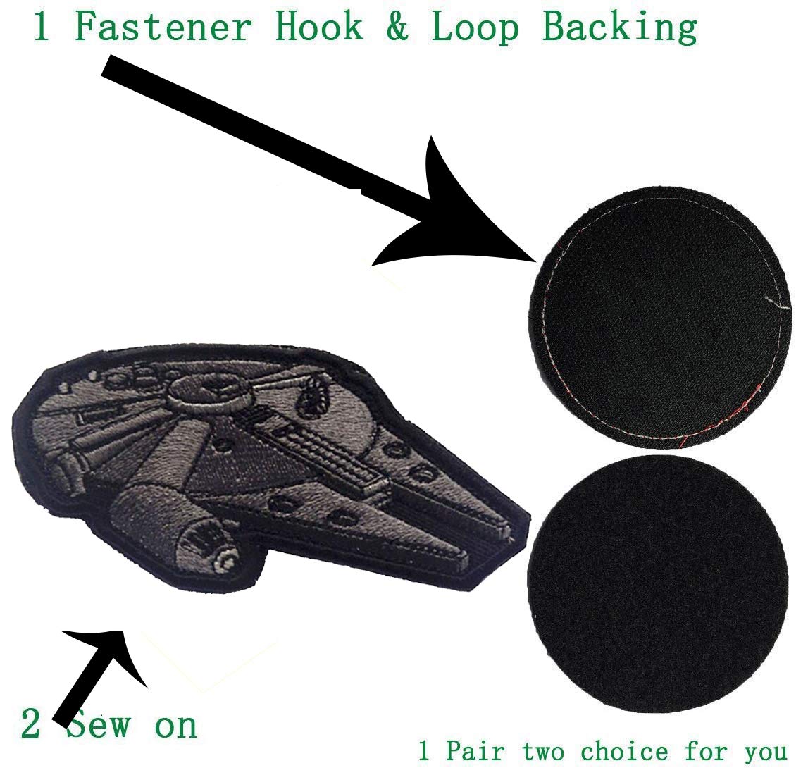 Buy now 4 Pieces Embroidered Morale Hook and Loop Fastener Tactical Patches at indiglob india
