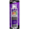 Tulip ColorShot Instant Fabric Spray Paint, Permanent Color Spray-On Fabric Paint, 3oz. Black - Purple