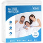 Buy now DMI Waterproof Mattress Protector and Mattress Cover, Soft, Encased Zippered Fit, Twin, Packaging may vary King Fitted at indiglob india