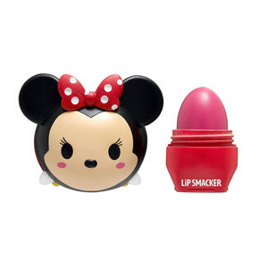 Lip Smacker Disney Minnie Mouse Tsum Tsum Flavored Lip Balm, Minnie Strawberry Lollipop, Clear, For Kids